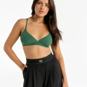 Elemental Crossover Bralette - Green