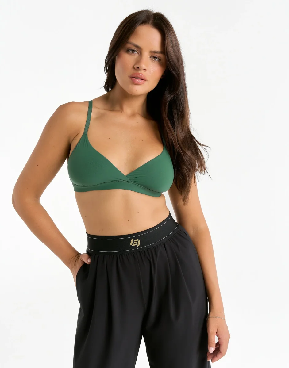 Elemental Crossover Bralette – Green