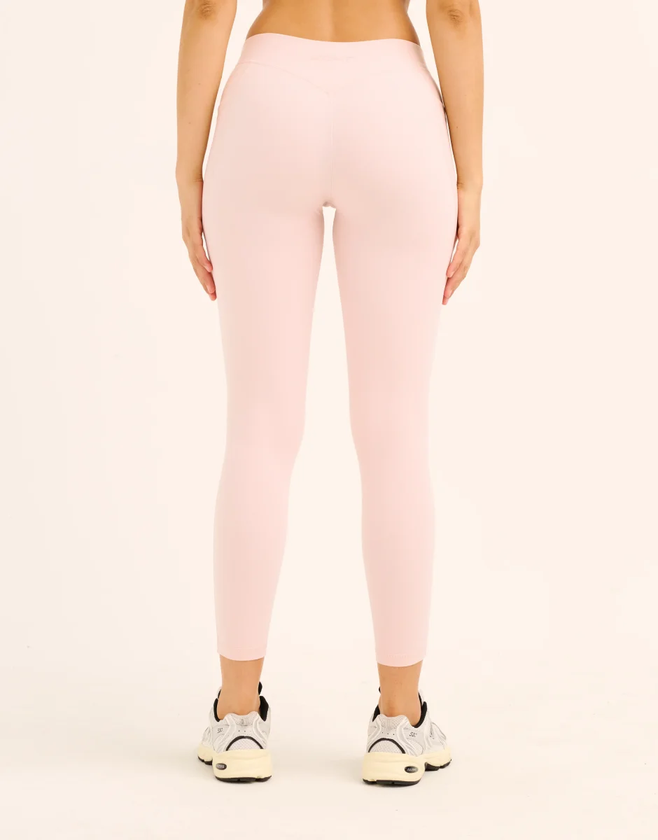 Ascend Pocket Mid-Waist Leggings 25" - Mauve - Image 5