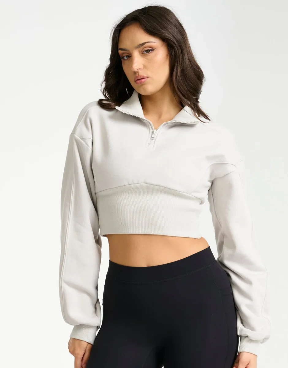 Futura Crop Jacket – Micro Grey